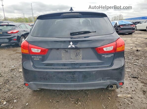 JA4AR3AU1HZ036682 2017 MITSUBISHI OUTLANDER Black Вид ззаду