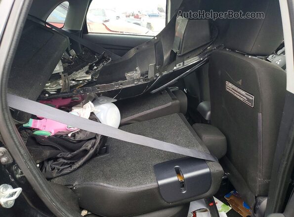 JA4AR3AU1HZ036682 2017 MITSUBISHI OUTLANDER Black Вид задніх сидінь
