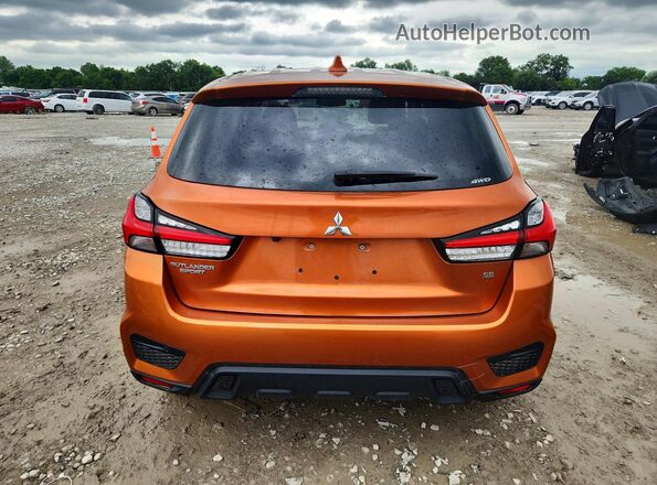 JA4AR3AU1LU002036 2020 MITSUBISHI OUTLANDER Orange Вид ззаду