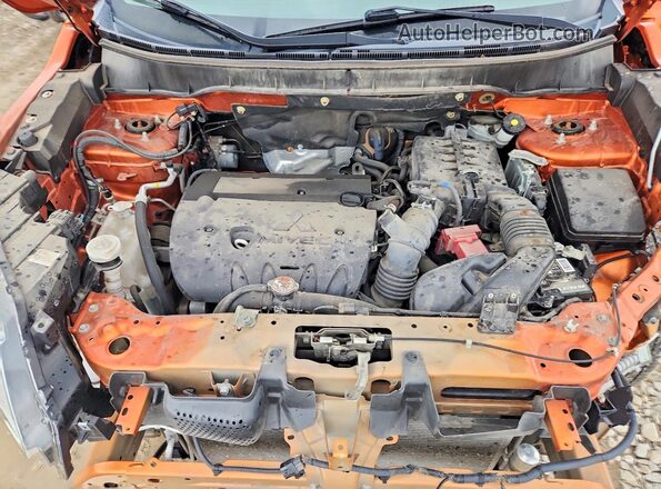 JA4AR3AU1LU002036 2020 MITSUBISHI OUTLANDER Orange Вид підкапотного простору