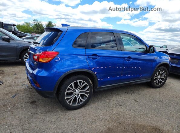 JA4AR3AU2KU033553 2019 MITSUBISHI OUTLANDER Blue Tył prawy