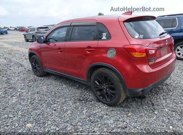 JA4AR3AU3HZ045402 2017 MITSUBISHI OUTLANDER SPORT Red Trasero izquierdo