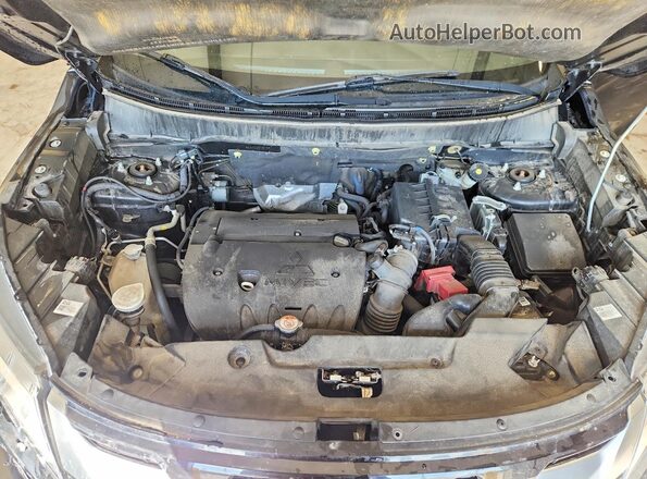 JA4AR3AU4LU018148 2020 MITSUBISHI OUTLANDER Black Vista del compartimento del motor