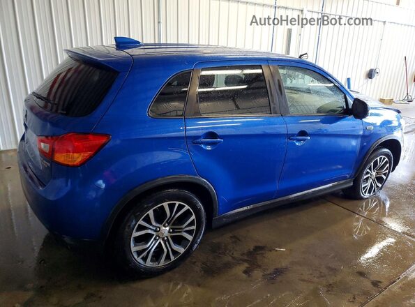 JA4AR3AU6HZ022342 2017 MITSUBISHI OUTLANDER Blue უკანა მარჯვენა