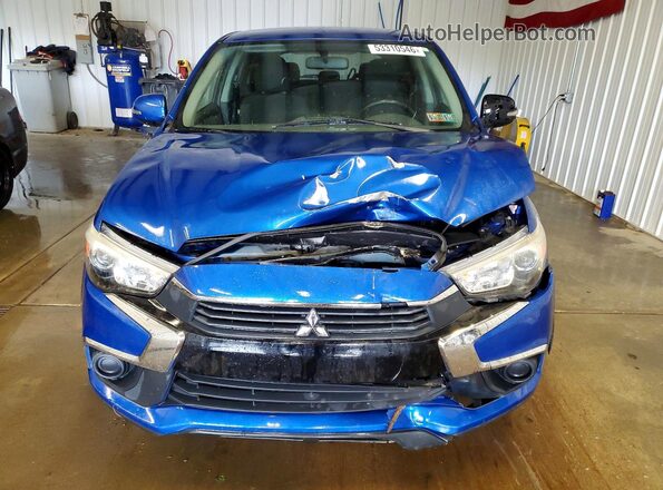 JA4AR3AU6HZ022342 2017 MITSUBISHI OUTLANDER Blue წინა ხედი