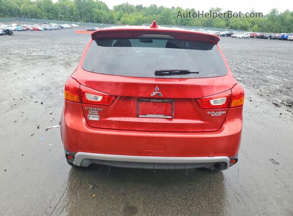 JA4AR3AU7HZ033768 2017 MITSUBISHI OUTLANDER Burgundy Rear view