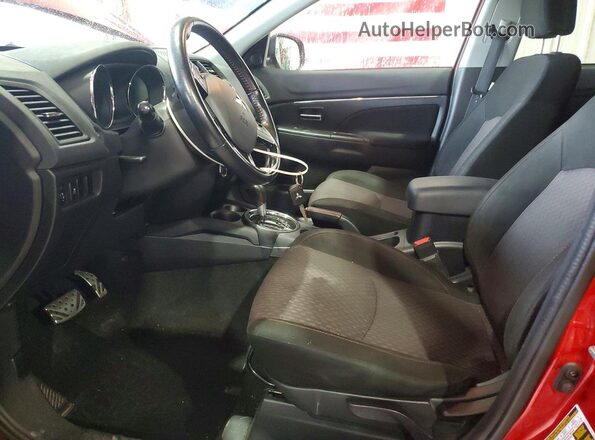 JA4AR3AU7HZ033768 2017 MITSUBISHI OUTLANDER Burgundy Front interior view