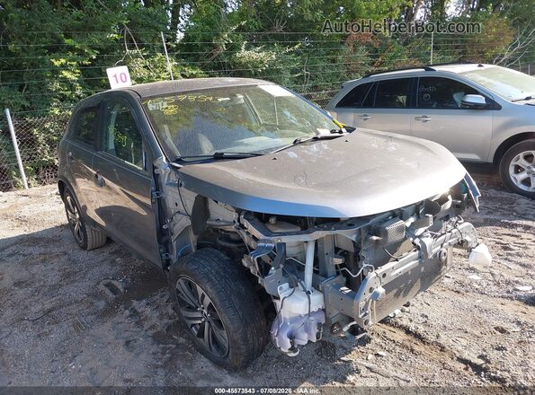 JA4AR3AU8LU002597 2020 MITSUBISHI OUTLANDER SPORT Gray Դիմացի տեսք