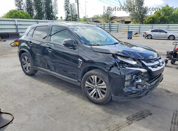 JA4AR3AU8LU019206 2020 MITSUBISHI OUTLANDER Black Передня права чверть