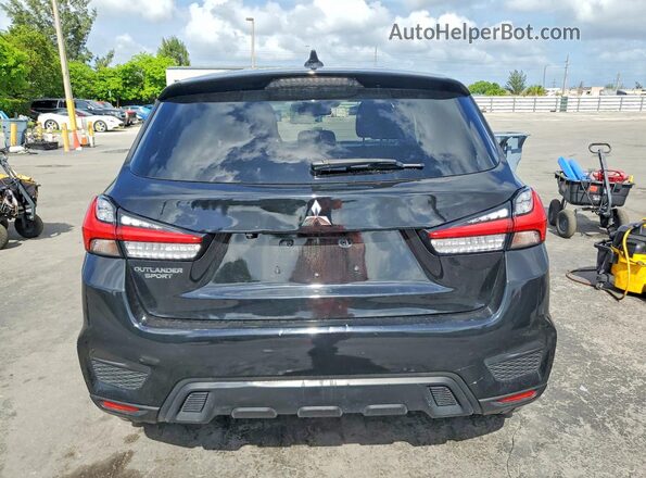JA4AR3AU8LU019206 2020 MITSUBISHI OUTLANDER Black Вид ззаду
