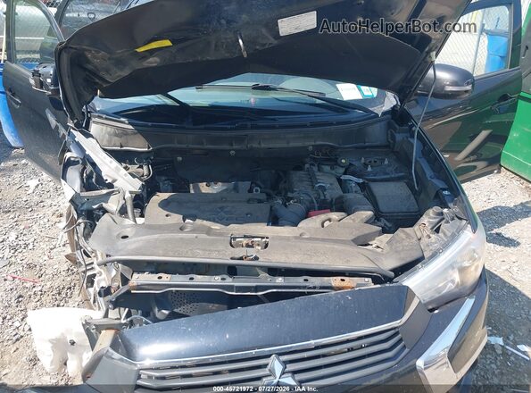 JA4AR3AUXHZ005298 2017 MITSUBISHI OUTLANDER SPORT Black Widok z tyłu