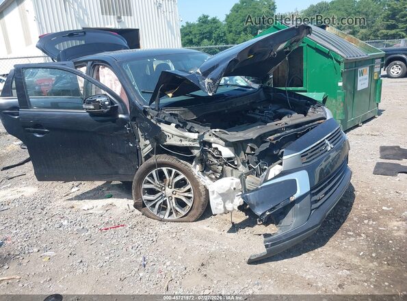 JA4AR3AUXHZ005298 2017 MITSUBISHI OUTLANDER SPORT Black Widok z przodu