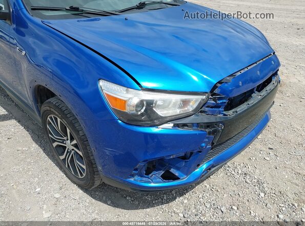 JA4AR3AUXJZ016243 2018 MITSUBISHI OUTLANDER SPORT Синий Вид спереди