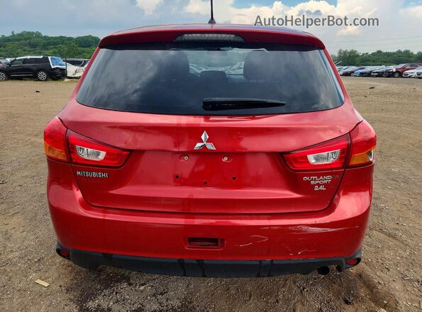 JA4AR3AW1GZ051568 2016 MITSUBISHI OUTLANDER Red Հետևի տեսք