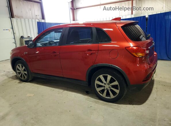 JA4AR3AW2JU013240 2018 MITSUBISHI OUTLANDER Red Trasero izquierdo
