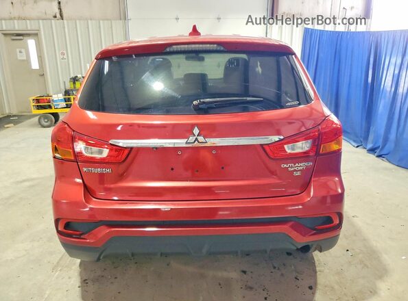JA4AR3AW2JU013240 2018 MITSUBISHI OUTLANDER Red Vista trasera