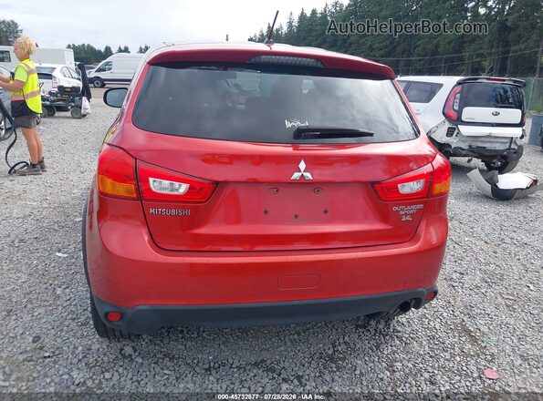JA4AR3AW5GZ028598 2016 MITSUBISHI OUTLANDER SPORT Красный 