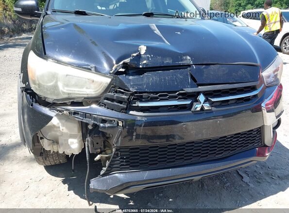 JA4AR3AW7JZ026049 2018 MITSUBISHI OUTLANDER SPORT Black წინა ხედი