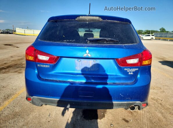 JA4AR3AW9GZ032959 2016 MITSUBISHI OUTLANDER Blue Rear view