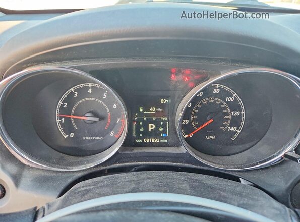 JA4AR3AW9GZ032959 2016 MITSUBISHI OUTLANDER Blue Instrument cluster view