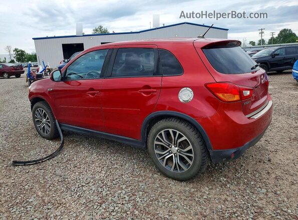 JA4AR3AW9GZ041399 2016 MITSUBISHI OUTLANDER Красный Задняя левая четверть
