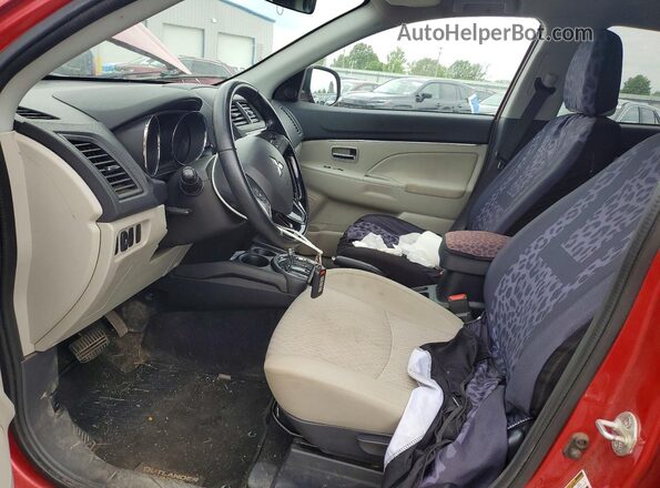 JA4AR3AW9GZ041399 2016 MITSUBISHI OUTLANDER Красный Вид салона спереди