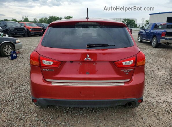 JA4AR3AW9GZ041399 2016 MITSUBISHI OUTLANDER Красный Вид сзади