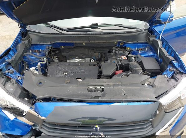 JA4AR4AW0HZ041184 2017 MITSUBISHI OUTLANDER SPORT Blue Вид ззаду