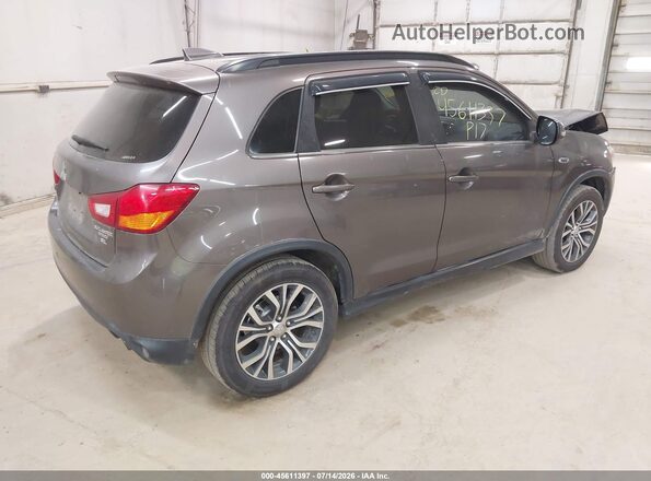 JA4AR4AW4HZ021536 2017 MITSUBISHI OUTLANDER SPORT Gray Задня права чверть