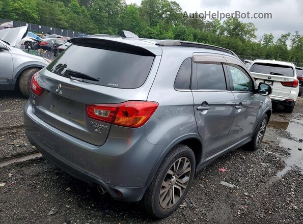 JA4AR4AW4HZ022783 2017 MITSUBISHI OUTLANDER Gray Trasero derecho