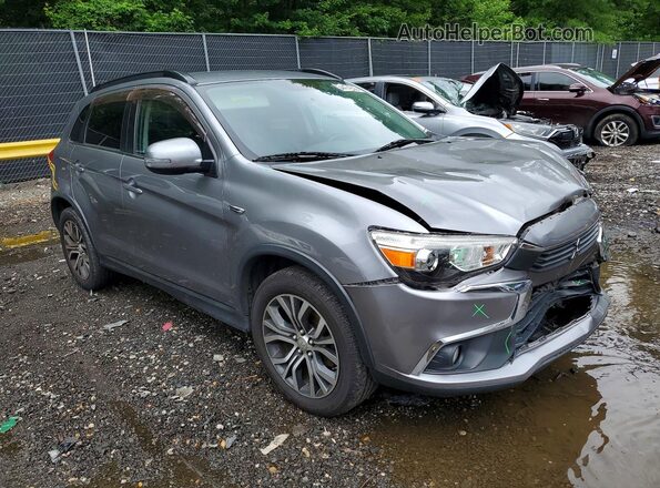 JA4AR4AW4HZ022783 2017 MITSUBISHI OUTLANDER Gray Delantero derecho