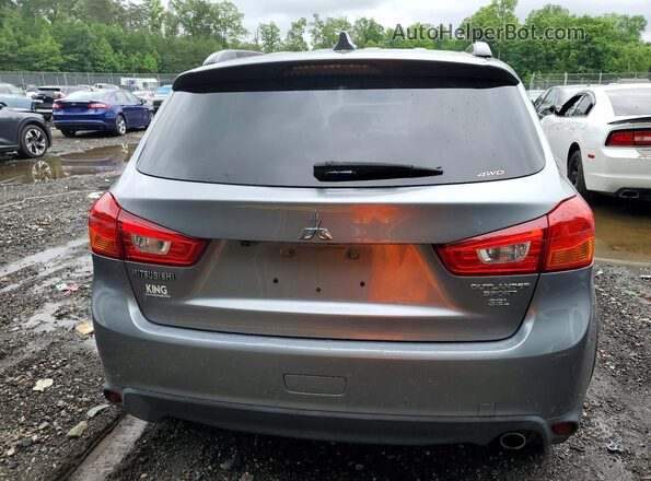 JA4AR4AW4HZ022783 2017 MITSUBISHI OUTLANDER Gray Vista trasera