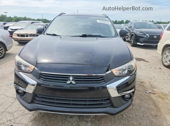 JA4AR4AW5GZ054351 2016 MITSUBISHI OUTLANDER Black Widok z przodu