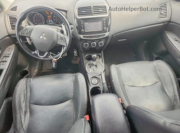 JA4AR4AW5GZ054351 2016 MITSUBISHI OUTLANDER Black Widok deski rozdzielczej