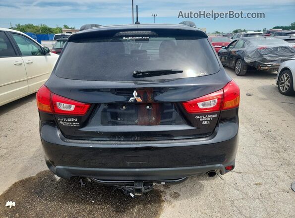 JA4AR4AW5GZ054351 2016 MITSUBISHI OUTLANDER Black Widok z tyłu