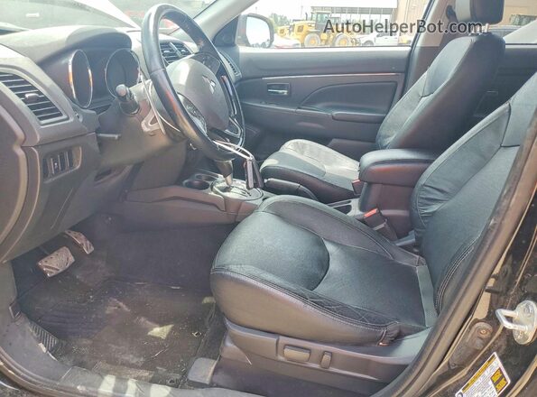 JA4AR4AW5HZ049619 2017 MITSUBISHI OUTLANDER Black Вид салону спереду
