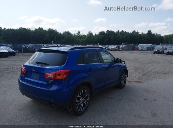 JA4AR4AW6GZ024260 2016 MITSUBISHI OUTLANDER SPORT Blue Tył prawy