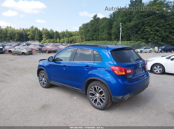 JA4AR4AW6GZ024260 2016 MITSUBISHI OUTLANDER SPORT Blue Tył lewy
