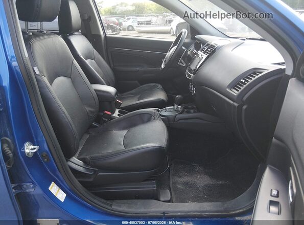JA4AR4AW6GZ024260 2016 MITSUBISHI OUTLANDER SPORT Blue Widok wnętrza z przodu