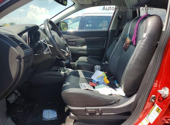 JA4AR4AW6GZ025229 2016 MITSUBISHI OUTLANDER Red Вид салону спереду
