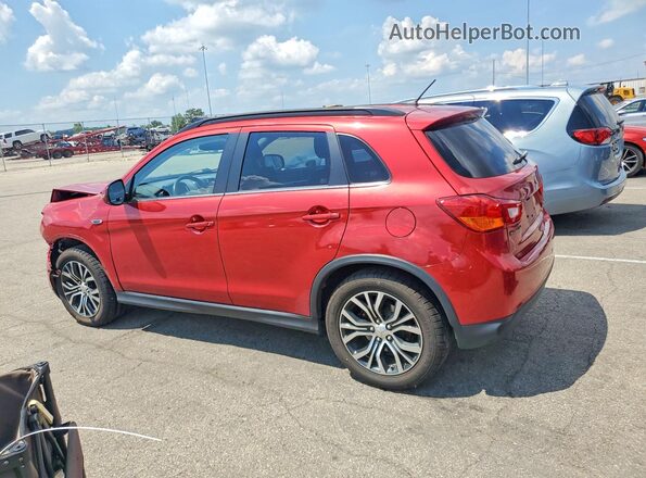 JA4AR4AW6GZ025229 2016 MITSUBISHI OUTLANDER Red Задня ліва чверть