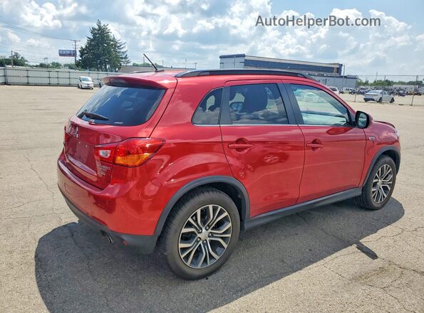 JA4AR4AW6GZ025229 2016 MITSUBISHI OUTLANDER Red Задня права чверть