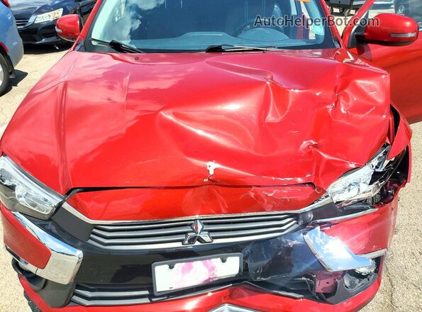 JA4AR4AW6GZ025229 2016 MITSUBISHI OUTLANDER Red Вид підкапотного простору