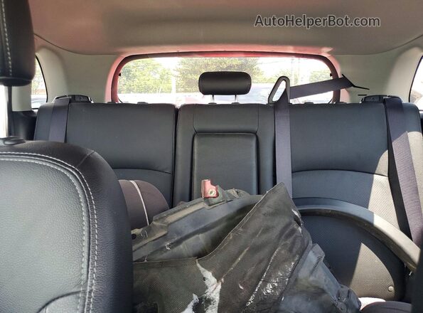 JA4AR4AW6GZ025229 2016 MITSUBISHI OUTLANDER Red Вид задніх сидінь
