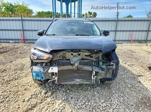 JA4AR4AW6GZ058523 2016 MITSUBISHI OUTLANDER Black Widok z przodu