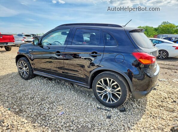 JA4AR4AW6GZ058523 2016 MITSUBISHI OUTLANDER Black Tył lewy