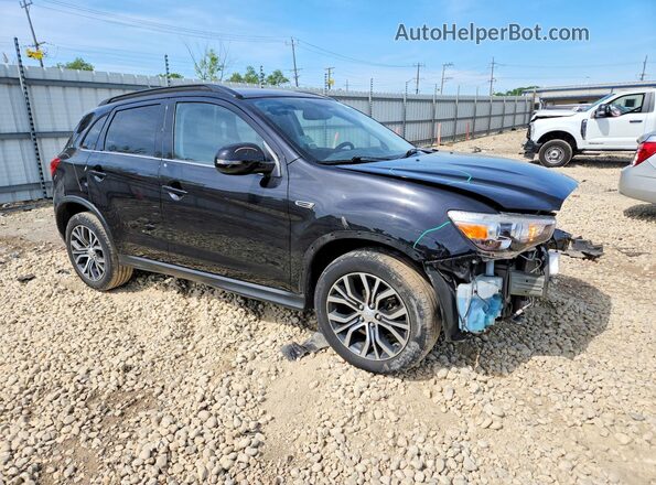 JA4AR4AW6GZ058523 2016 MITSUBISHI OUTLANDER Black Przód prawy