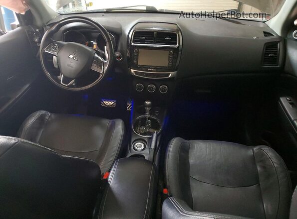 JA4AR4AW6HZ017746 2017 MITSUBISHI OUTLANDER Gray წინა პანელის ხედი