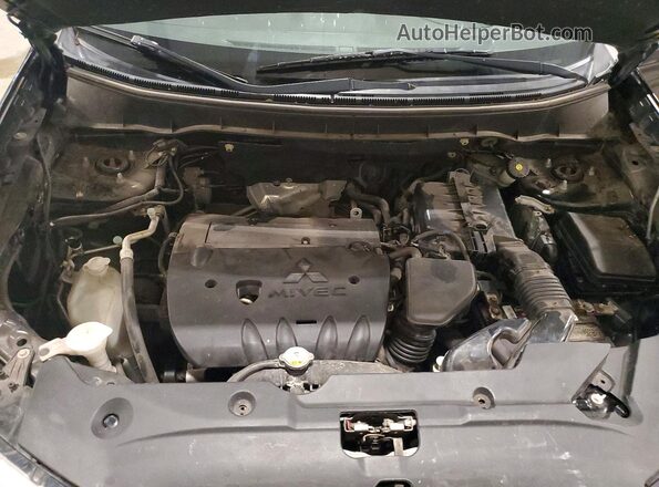 JA4AR4AW7GZ040077 2016 MITSUBISHI OUTLANDER Black Engine compartment view