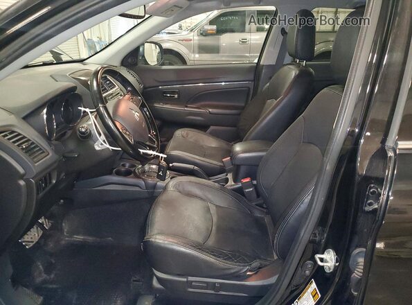 JA4AR4AW7GZ040077 2016 MITSUBISHI OUTLANDER Black Front interior view